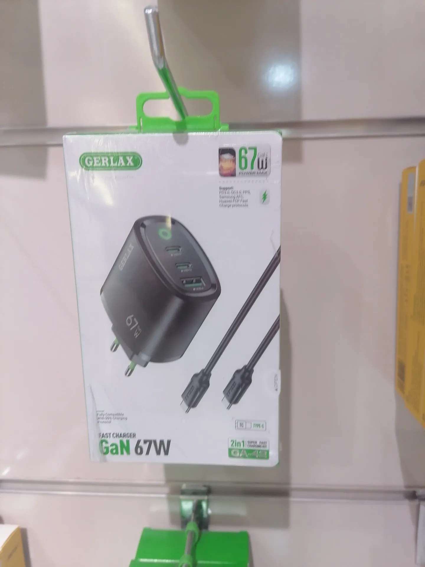 Chargeur gerlax 67 watt