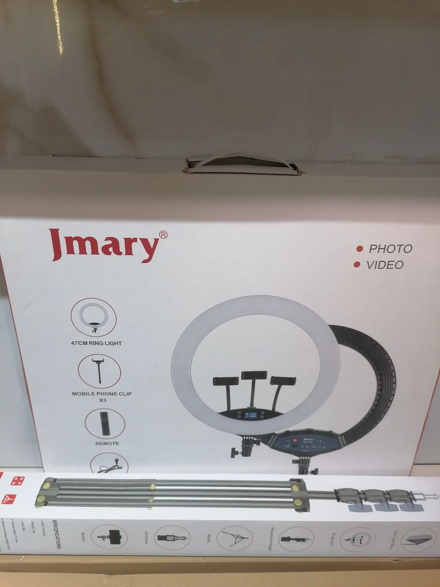 Anneau lumineux ring light jmary 19