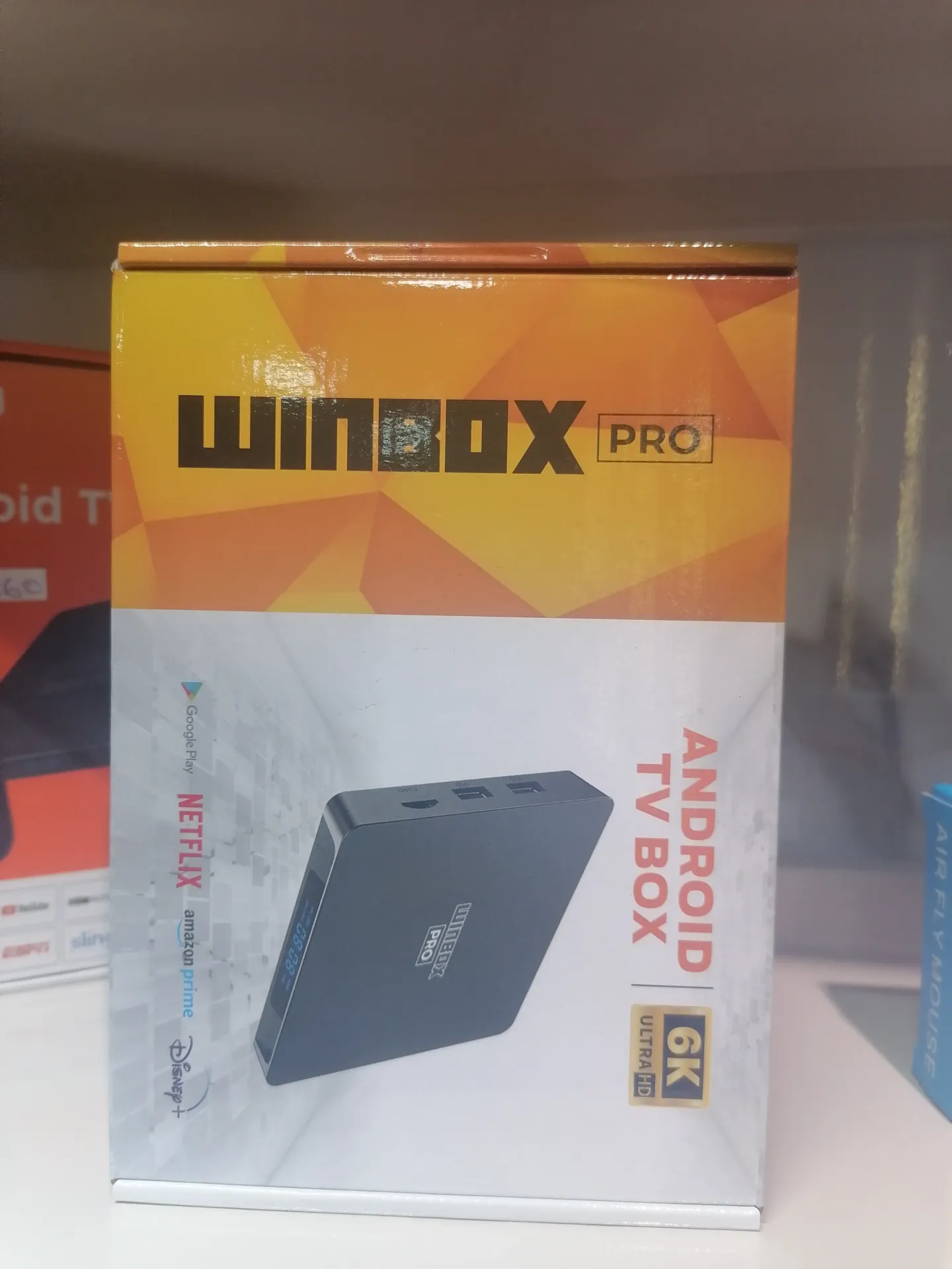 Android box Winbox avec Alpha 1 an
