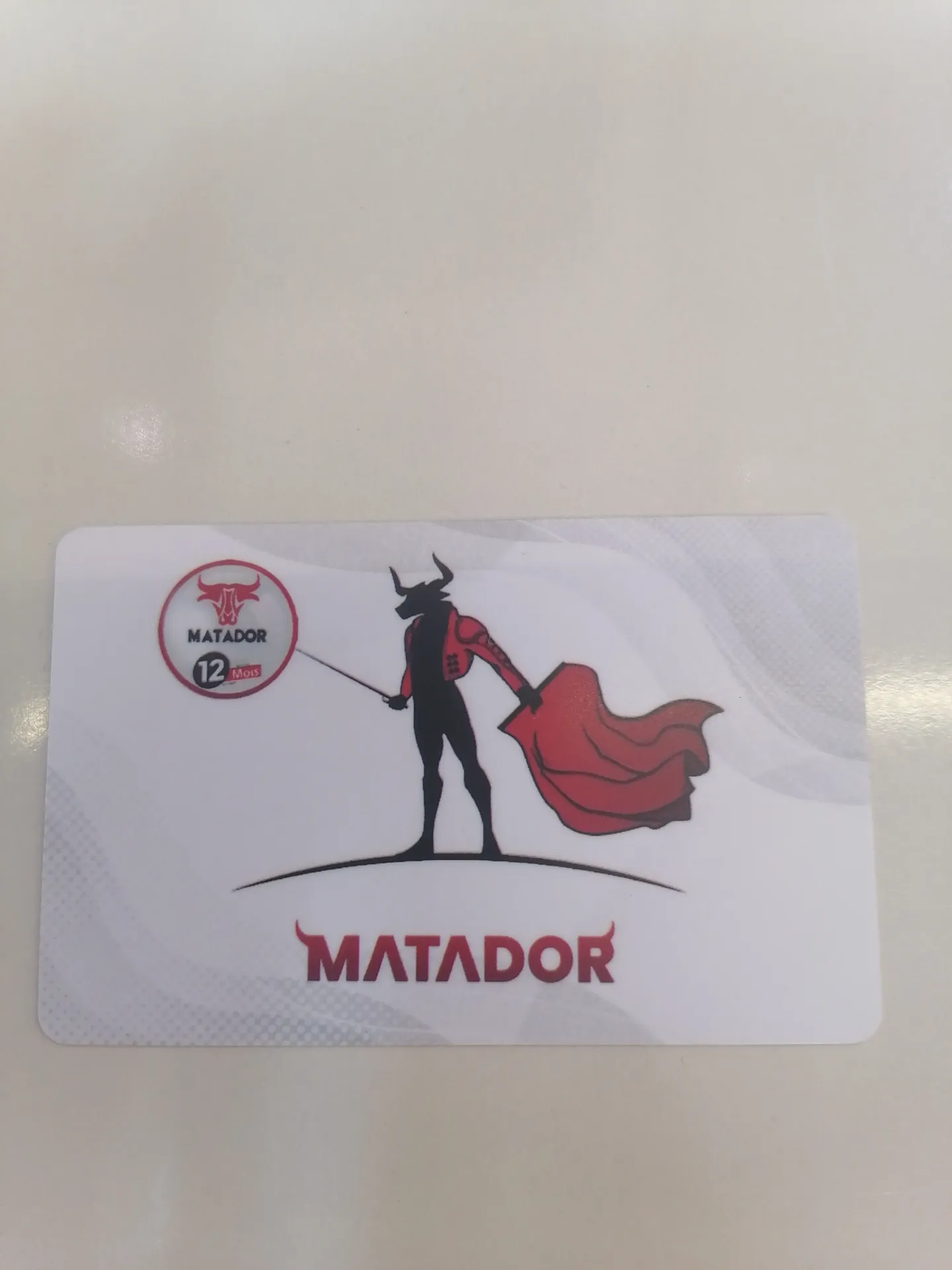 Carte abonnement matador 1 an