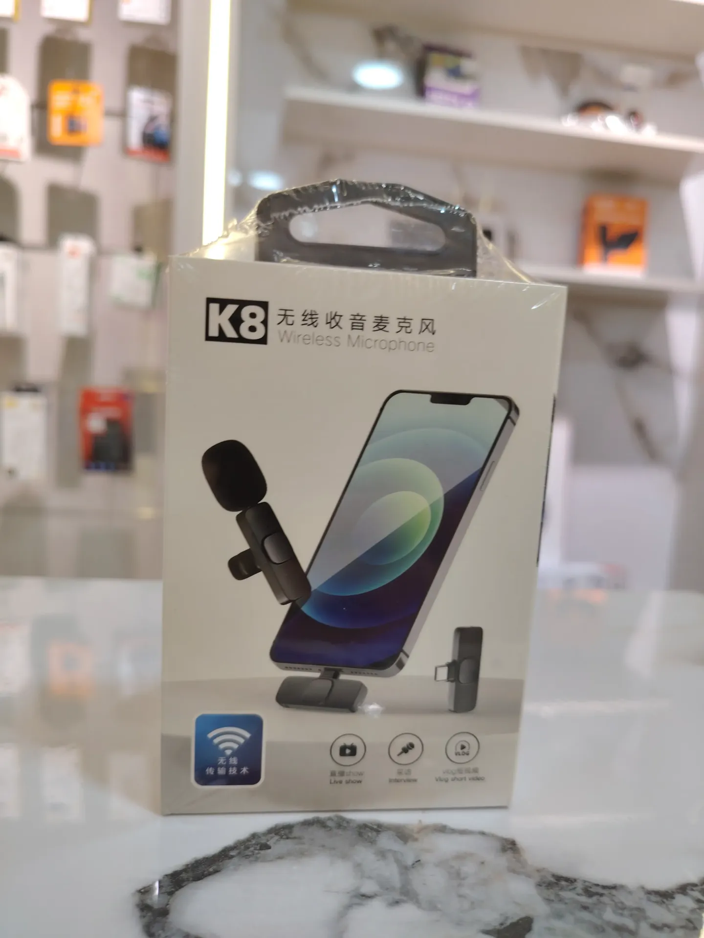 Micro cravate k8 san fil
