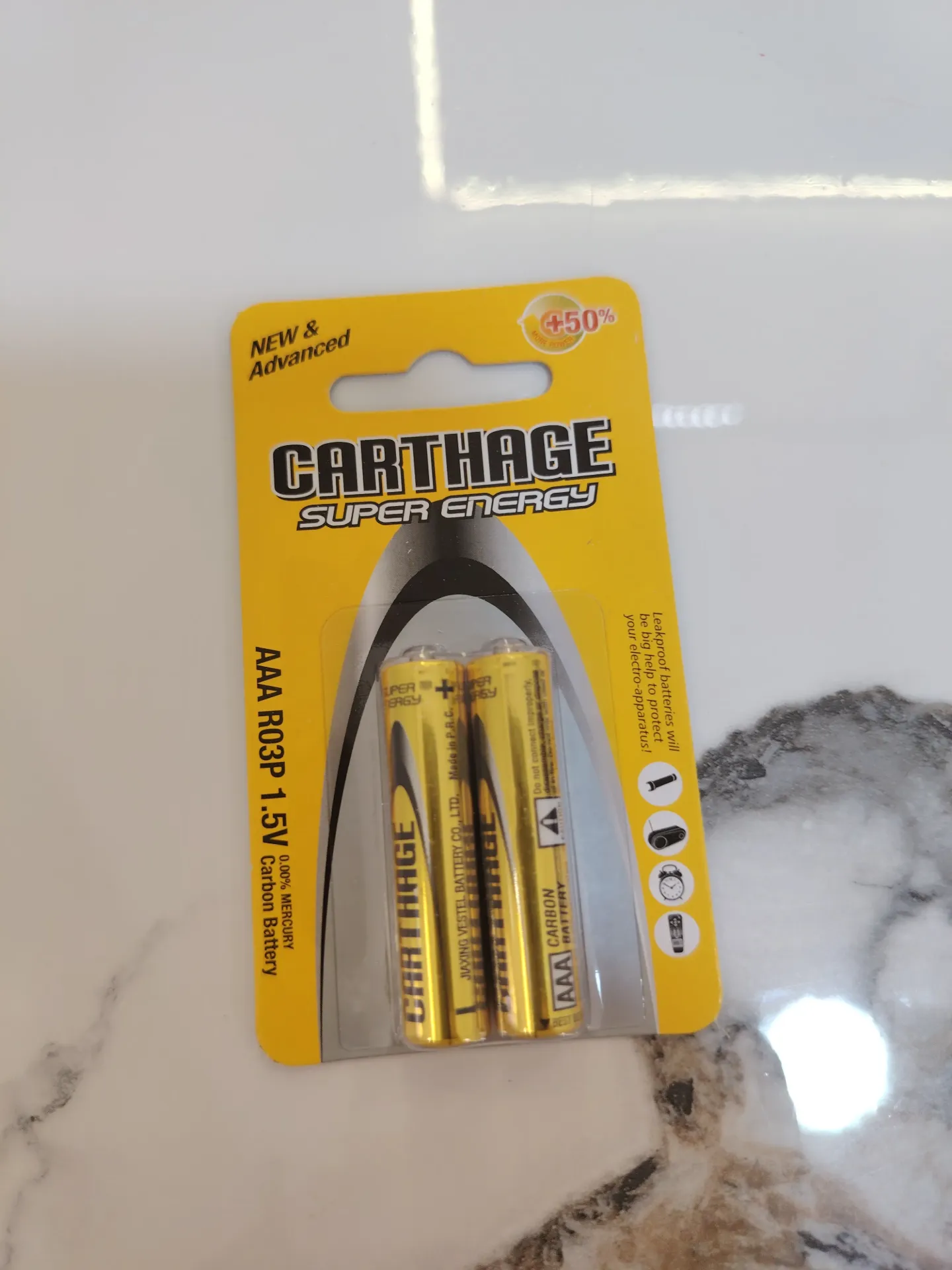 Pile AA (2 pieces) Carthage Super Energie